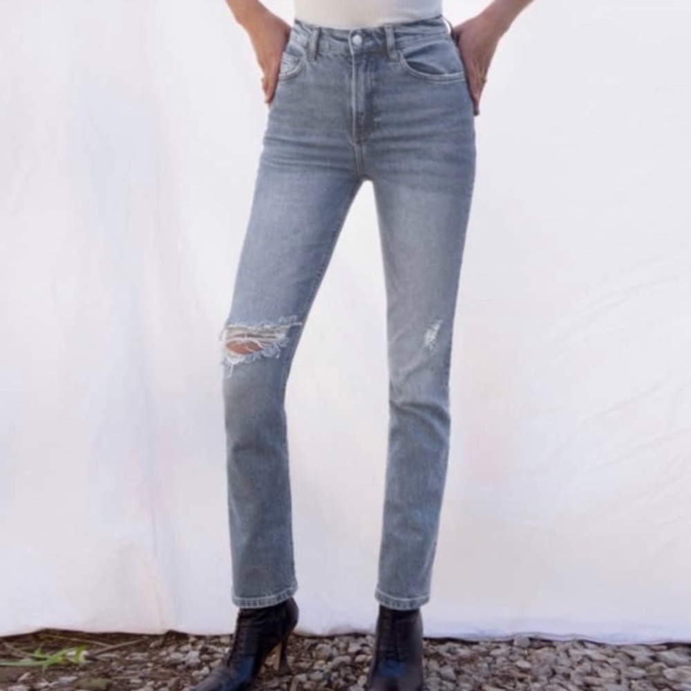 NWOT Reformation Liza High Rise Straight Jeans